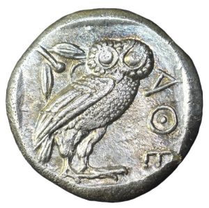 CSGT0001 Tetradrachm Greek Coin Athena Owl reverse