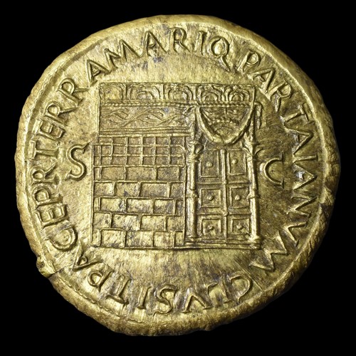 CBRS0144 Sestertius Roman Coin Nero reverse