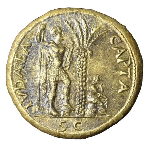CBRS0145 Sestertius Roman Coin Vespasian reverse
