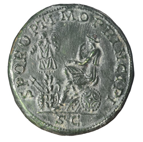 CBRS0091 Sestertius Roman Coin Trajan reverse
