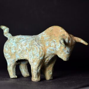 ABZ0010 Bronze Artifact Horned Bull obverse