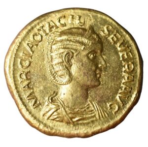 CBRS0156 Sestertius Roman Coin Otacilia Severa obverse
