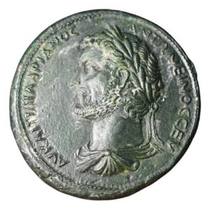 CRM0037 Medalion Roman Coin Antoninus Pius obverse