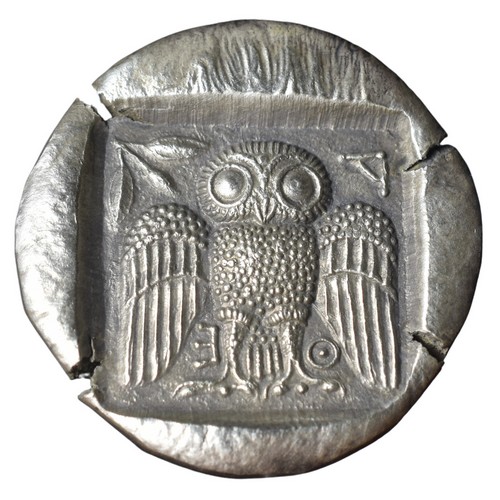 CSGDO0001 Decadrachm Greek Coin Athenian Owl reverse