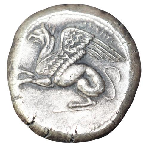 Abdera, Thrace AR Tetradrachm 386-375 BC Ancient Greek Silver Coin