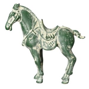 ABZ0011 Bronze Artifact Horse Figurine reverse