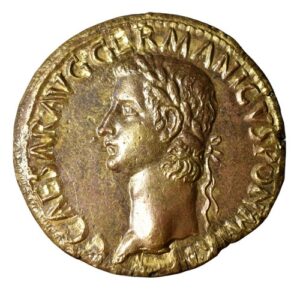 CBRS0158 Sestertius Roman Coin Caligula obverse