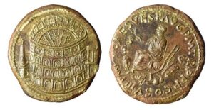 CBRS0159 Sestertius Roman Coin Titus obverse