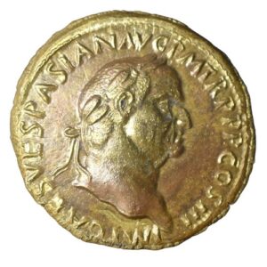 CBRS0161 Sestertius Roman Coin Vespasian obverse