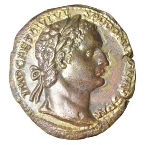 CBRS0163 Sestertius Roman Coin Domitian obverse