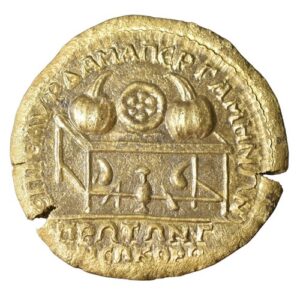 CRM0042 Medalion Roman Coin Valerian I reverse